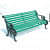 Cast Iron Bench - front_view