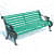 Cast Iron Bench - rear_view