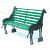 Giraffe shaped Iron Bench - photo