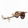Wooden Bullock Cart I Artifact - top_view