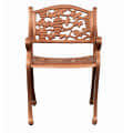 Radiant Gold Iron Chair - front_view