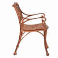Radiant Gold Iron Chair - top_view