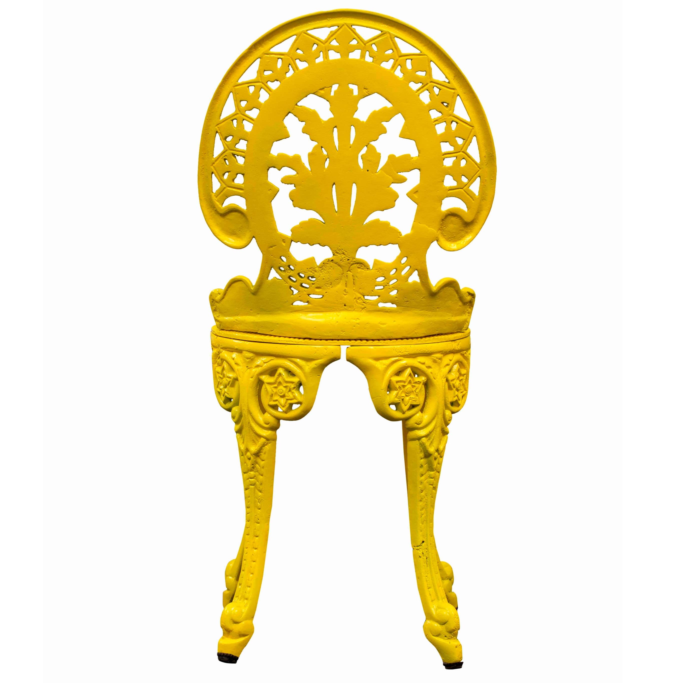 Juan Cast Iron Chair - rear_view