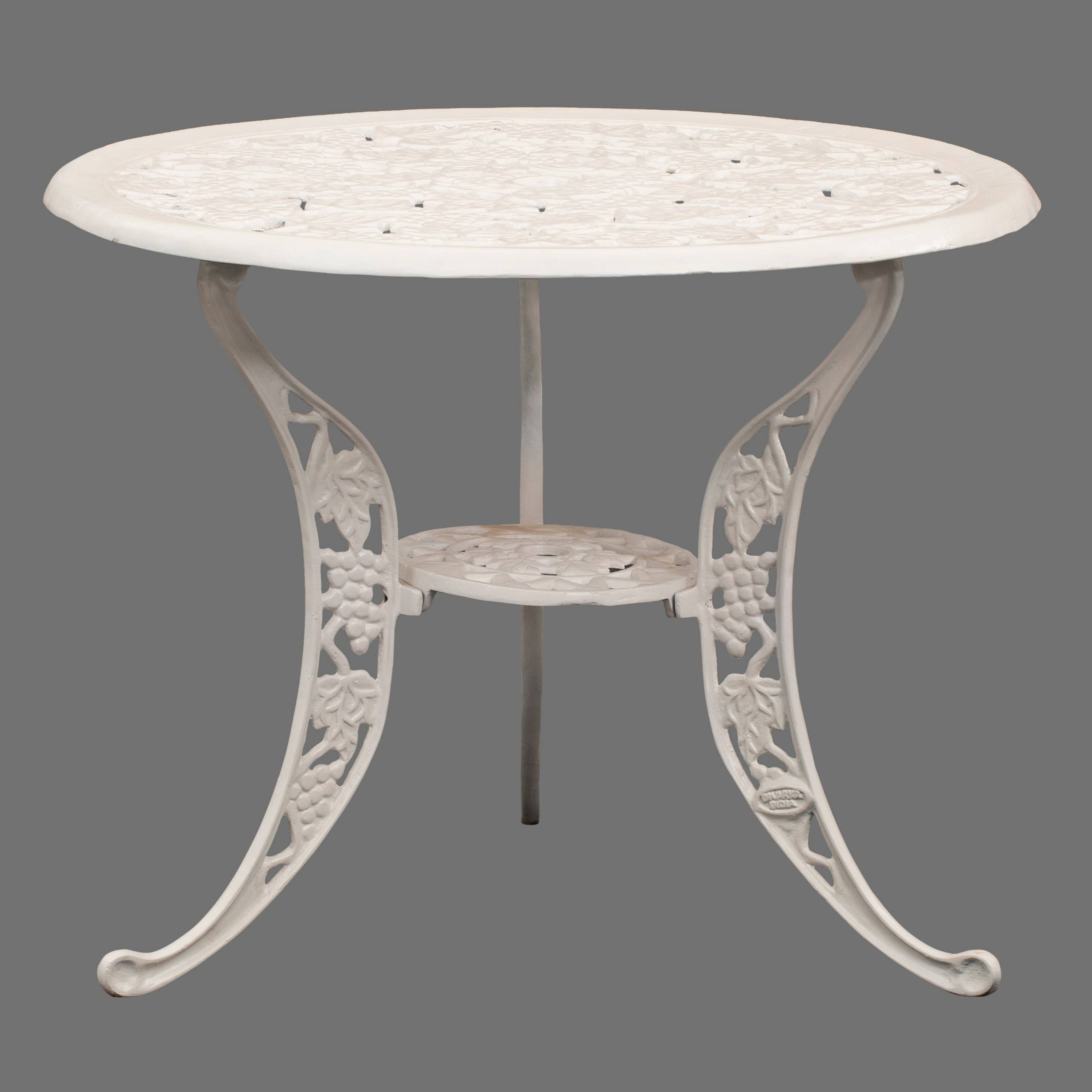 Castle white colored  Iron Table