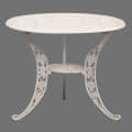 Castle white colored  Iron Table - photo
