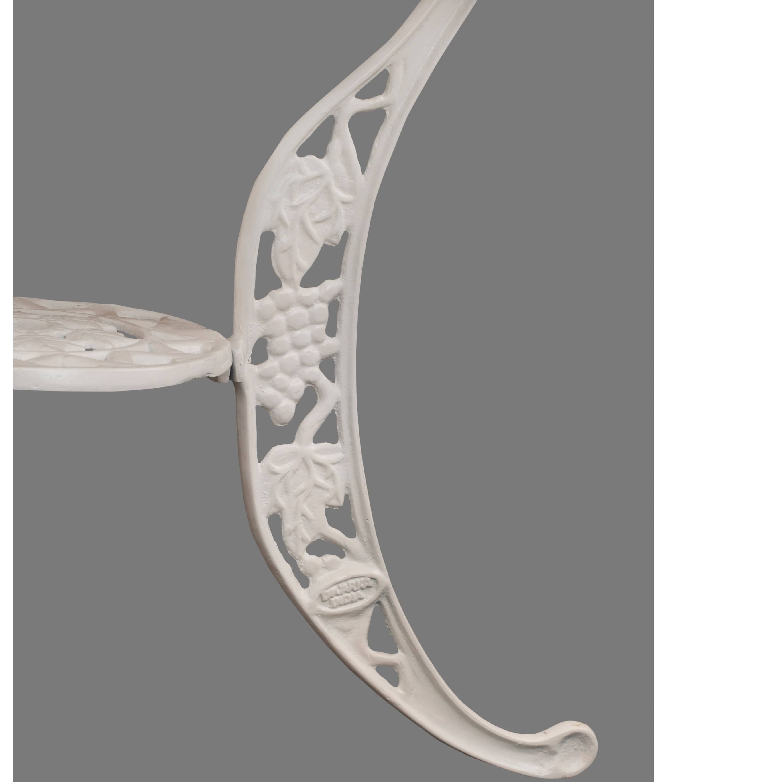 Castle white colored  Iron Table