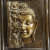 Buddha wall mural  in antique golden in FRP - photo