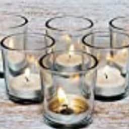 Home Decor Clay Craft Candle - rear_view