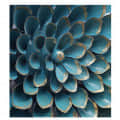 3D Asteria Flower Metal Wall Art - top_view