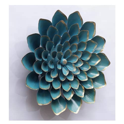 3D Asteria Flower Metal Wall Art