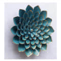 3D Asteria Flower Metal Wall Art - left_view