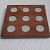 Wooden Tealight Holder For 9 Pieces - photo