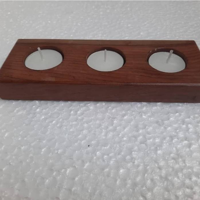 Wooden Tealight Holder