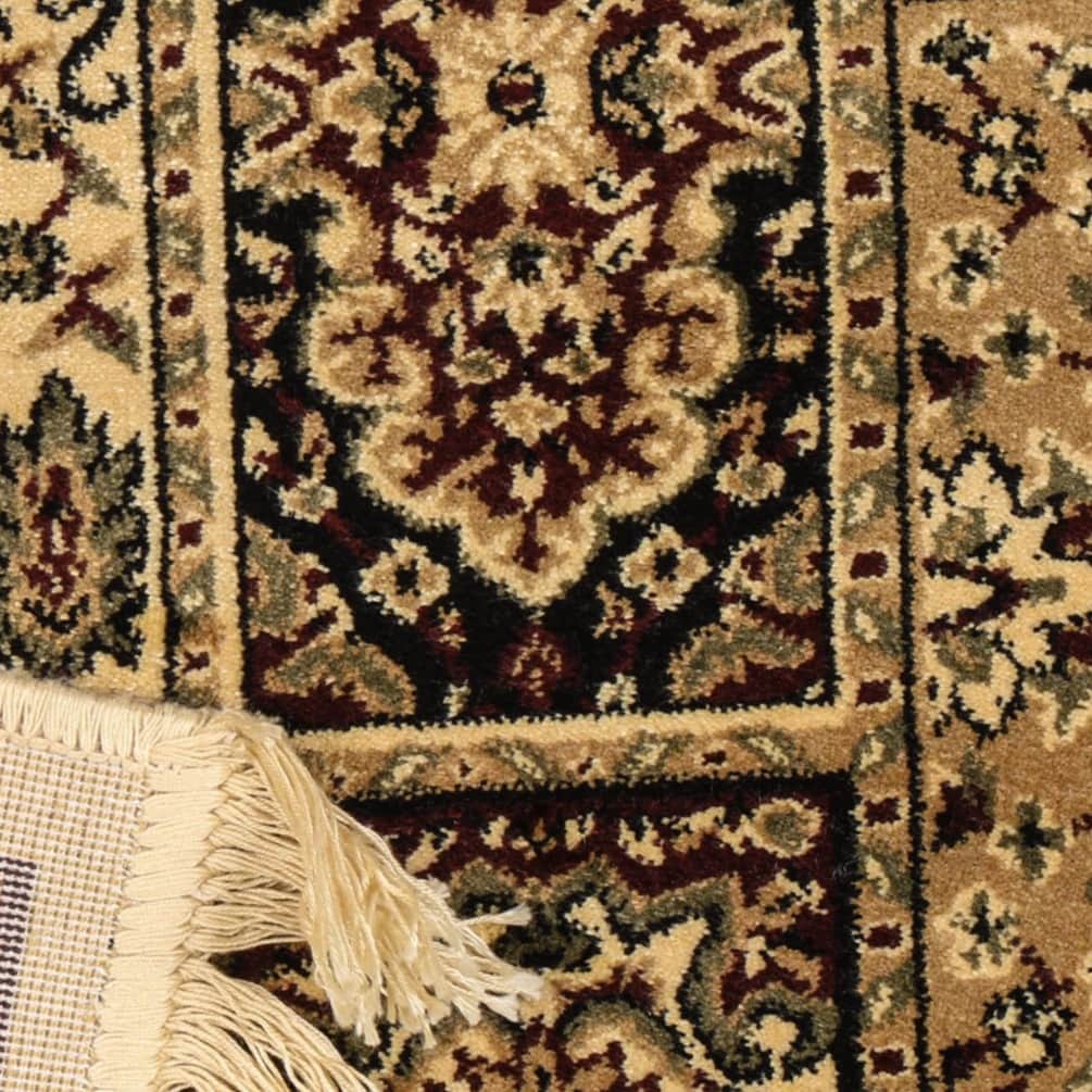 Viscose Carpet, 5x7 SQFT, 6mm Thick Oriental and Traditional Carpet - rear_view