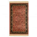 Kashmiri Design Silk Runner Carpet (Reddish-Brown) - front_view
