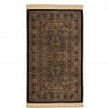 Kashmiri Design Silk Runner Carpet (Brown) - top_view