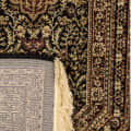 Kashmiri Design Silk Runner Carpet (Brown) - rear_view