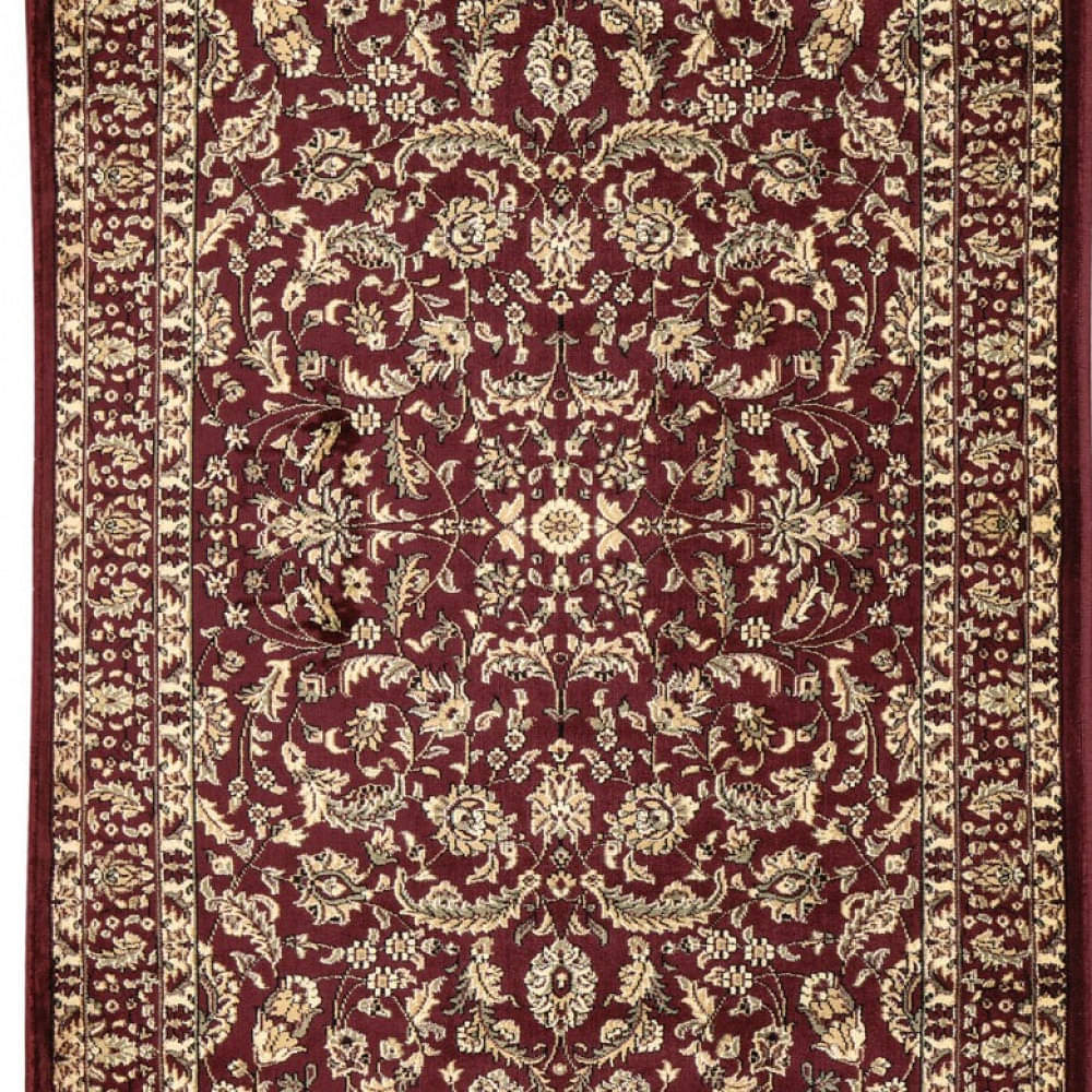 Traditional Carpet Oriental and Maroon (5x7 SQFT) - photo