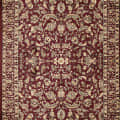 Traditional Carpet Oriental and Maroon (5x7 SQFT) - rear_view
