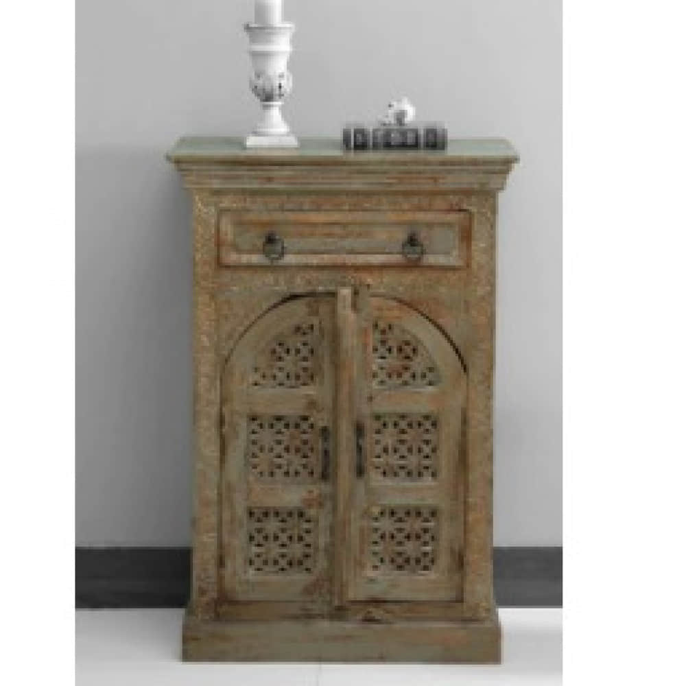 Handcarved Wooden Cabinet - photo