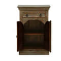Handcarved Wooden Cabinet - rear_view