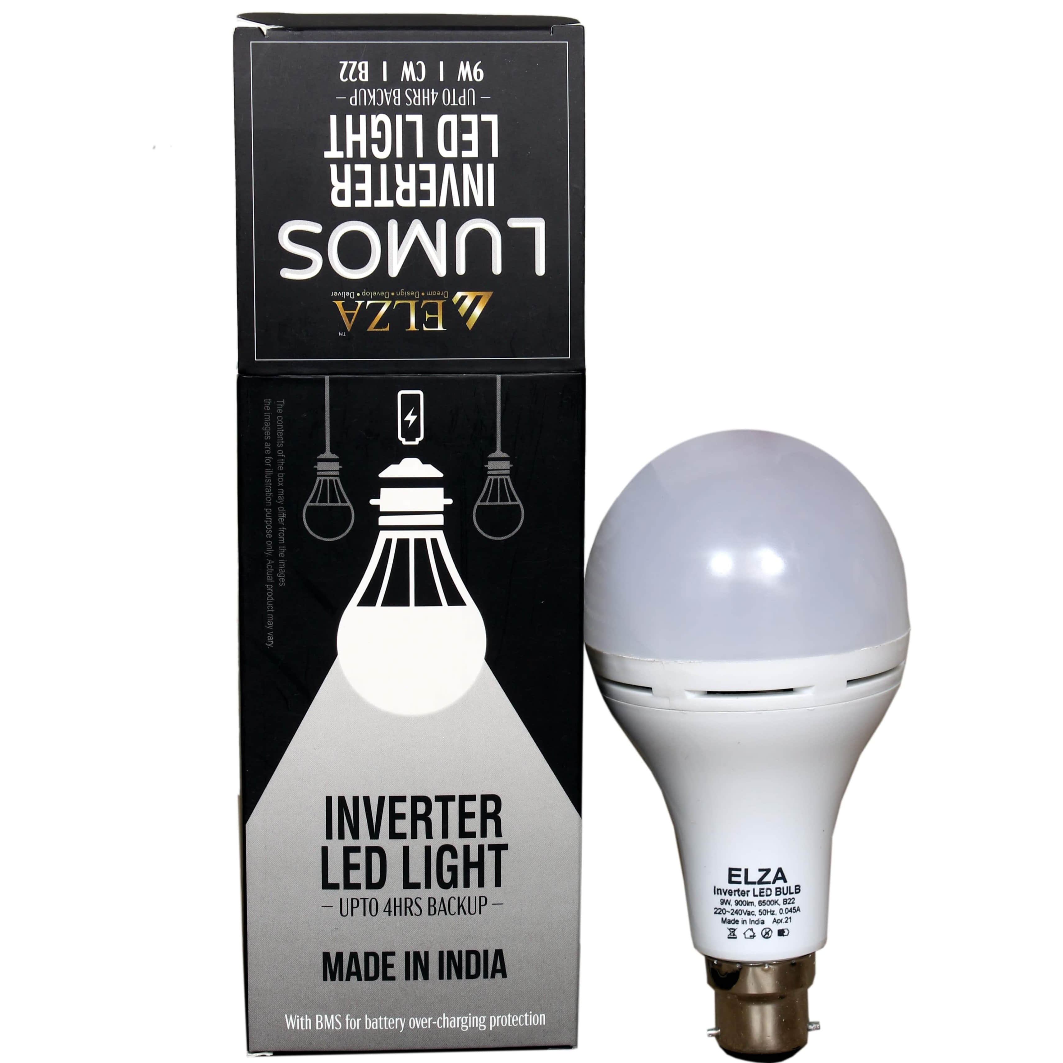 9W Inverter LED Bulb B22 - top_view