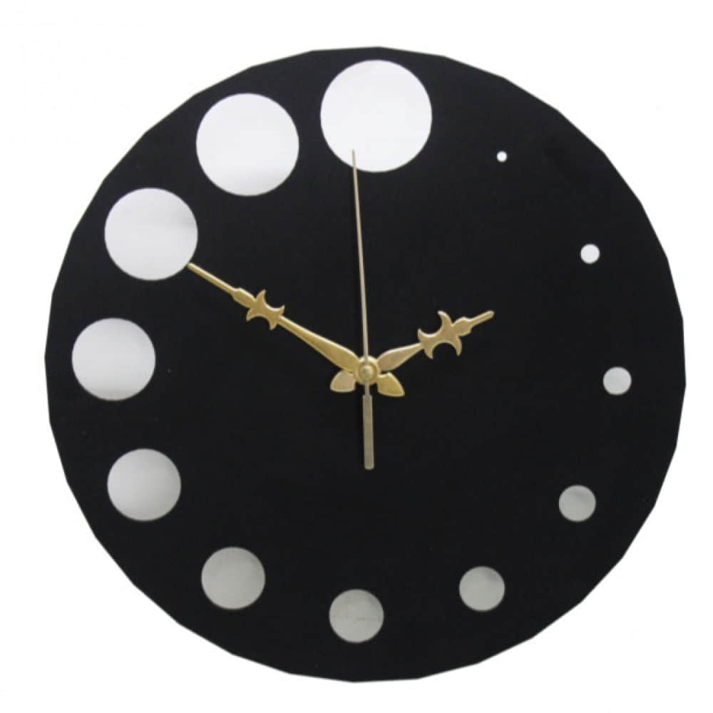 12-inch Wooden Round Shape Wall clock - photo