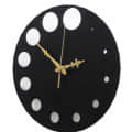 12-inch Wooden Round Shape Wall clock - front_view