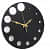 12-inch Wooden Round Shape Wall clock - top_view