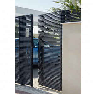 Black Steel Main Gate - photo