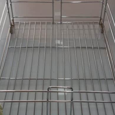 Stainless Steel Kitchen Basket - top_view