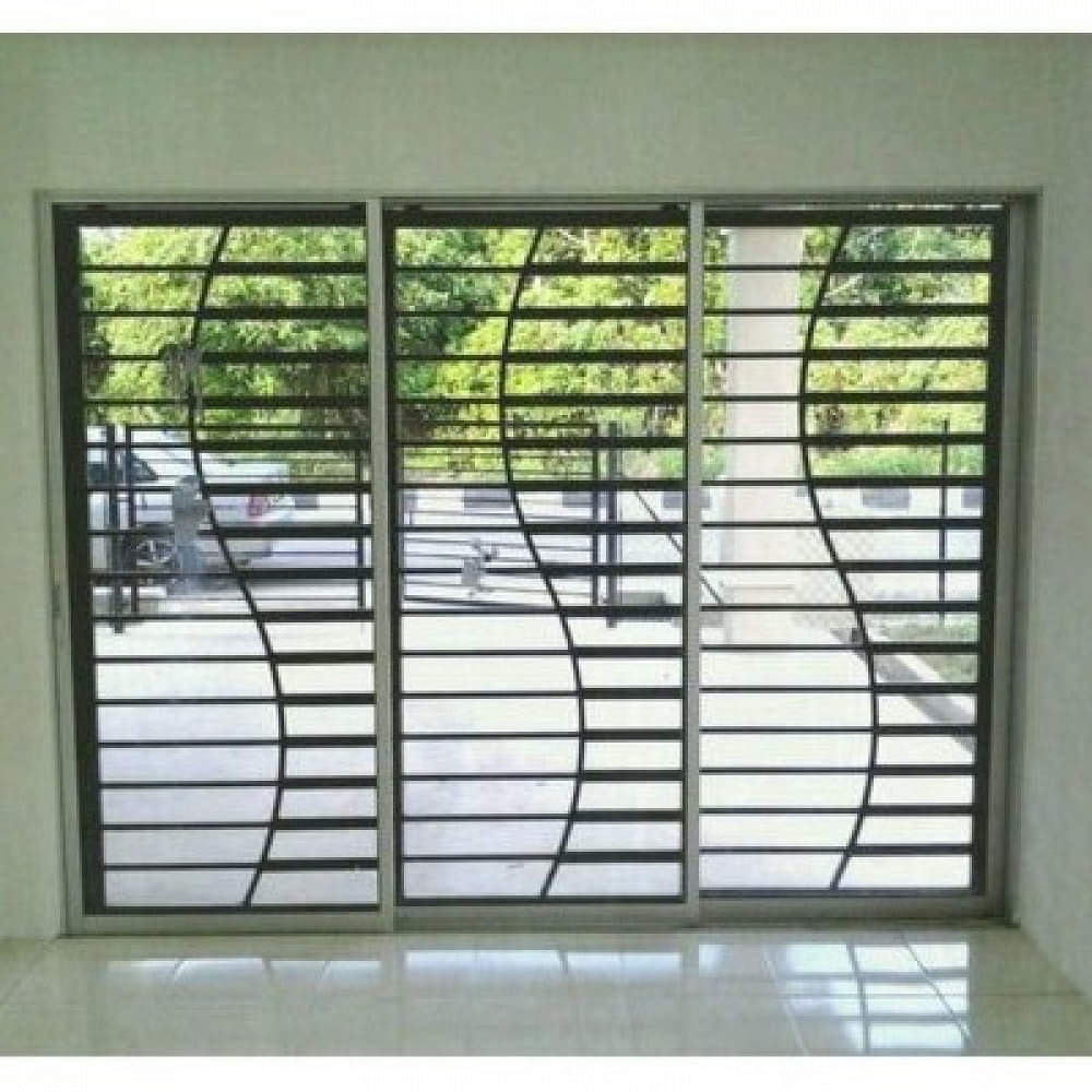 Black Designer Window (48x3x48 Inch) - photo