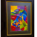 Ankahi- Abstract-Figurative Wall Painting - top_view