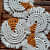 Handmade Dual Tone Tea Coasters Set - front_view