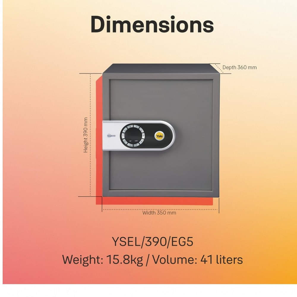 YSEL 390 Elite Digital Safe Locker - photo