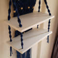 Wall Hanging Shelf (Navy Blue) - top_view