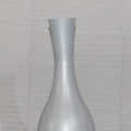 Metallic Flower Vase (Silver) - top_view