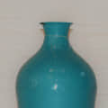 Unbreakable Metallic Vase(Teal) - top_view