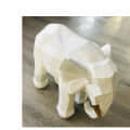 Geometric White Elephant Artefact - photo
