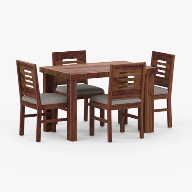 Solid Wood Dining table Set (4 Seater)
