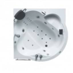 Luxury White Whirlpool Bathtub