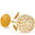 Crystal Tea Light Candle Holder Set of 2 - top_view