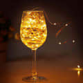 LED String Lights, Fairy Lights Operated by Copper Wire(Warm White) - rear_view
