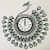 Peacock Decorative Metal Wall Clock - photo