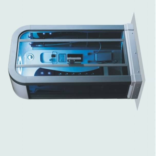 Luxury Grey Bath Cubicle with Thermostatic Function and Variable Lights