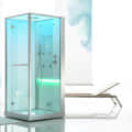 Luxury Bath Cabinet/Cubicle with Acrylic Glasses and Computerized Functions - right_view