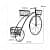 MS Cycle Shape Flower Pot Stand - top_view
