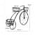 MS Cycle Shape Flower Pot Stand - rear_view