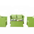 Wicker Outdoor 4 Seater Sofa Set with Centre Table - photo