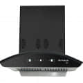 Premia Smart 3D IND HC SC BK 60 cm Wall Mounted Chimney  (Black 1250 CMH) - front_view